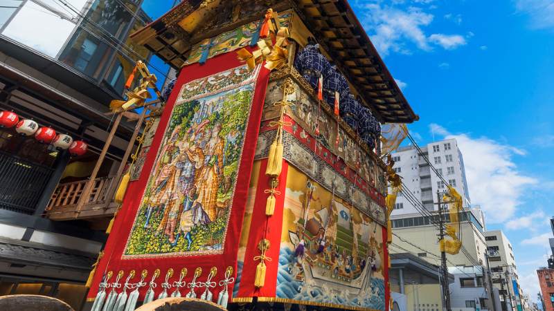福寿園京都本店から「祇園祭」山鉾巡行を観覧 4 京都祇園祭