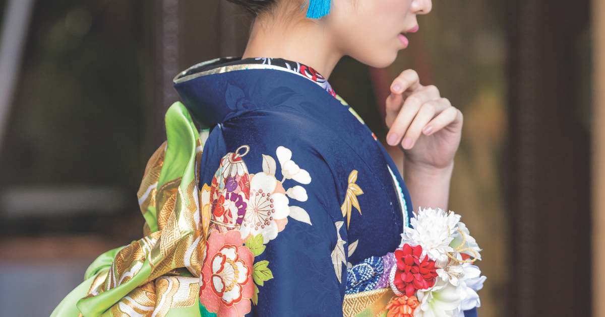 成人式の帯結び
