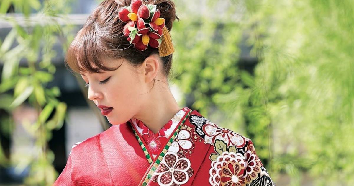 成人式着付け
