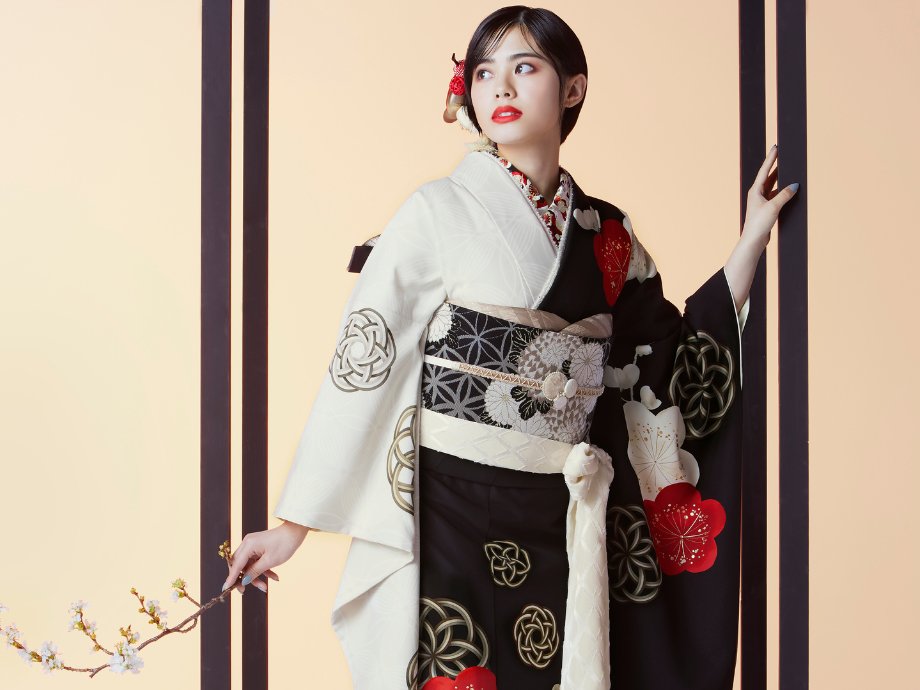 振袖レンタル 黒・白