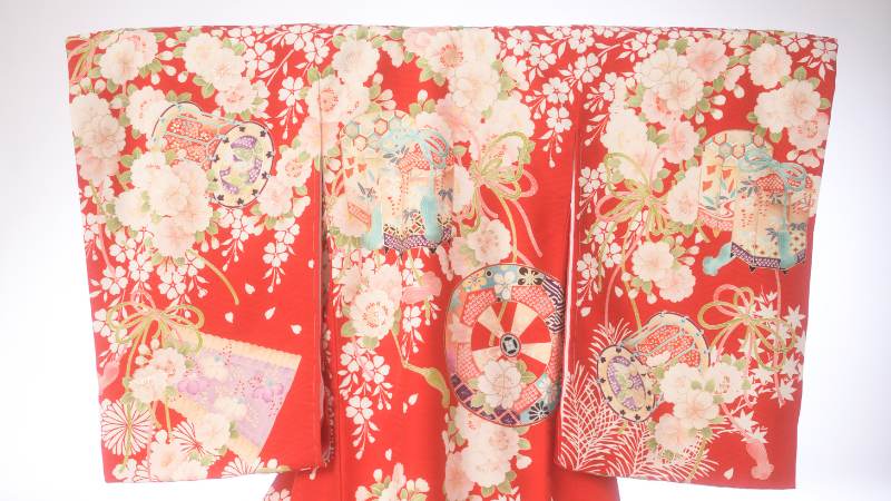 女児のお宮参りのしめ